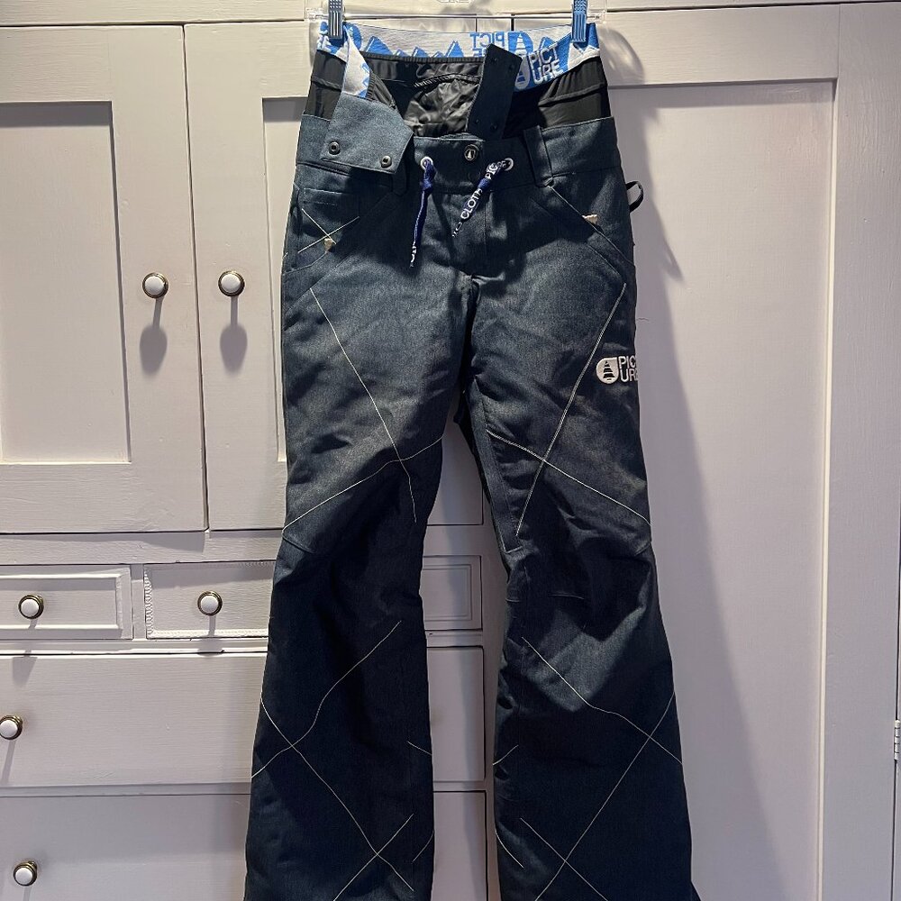 Picture Organic Demin/Chambray Colored Snowpants